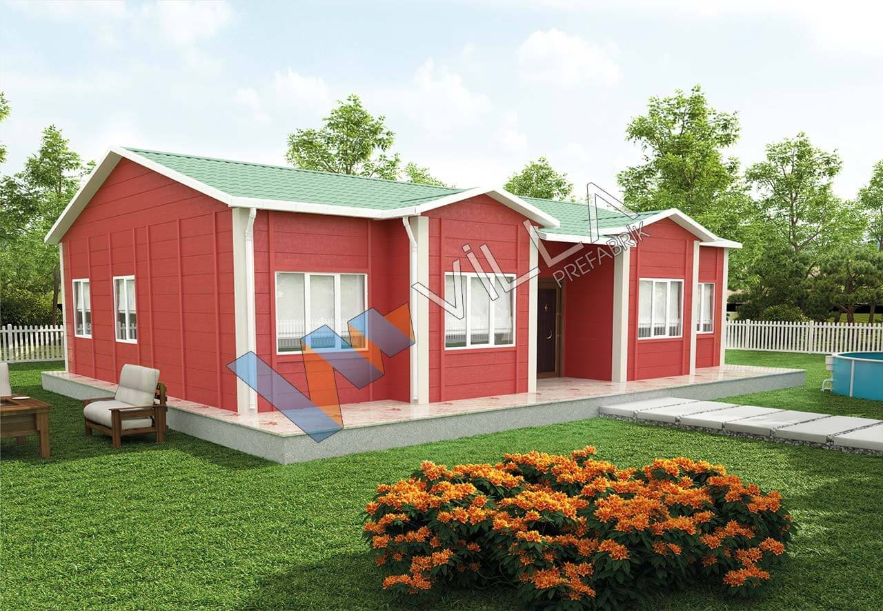 112 m2 ÜRGÜP TEK KATLI PREFABRİK EV