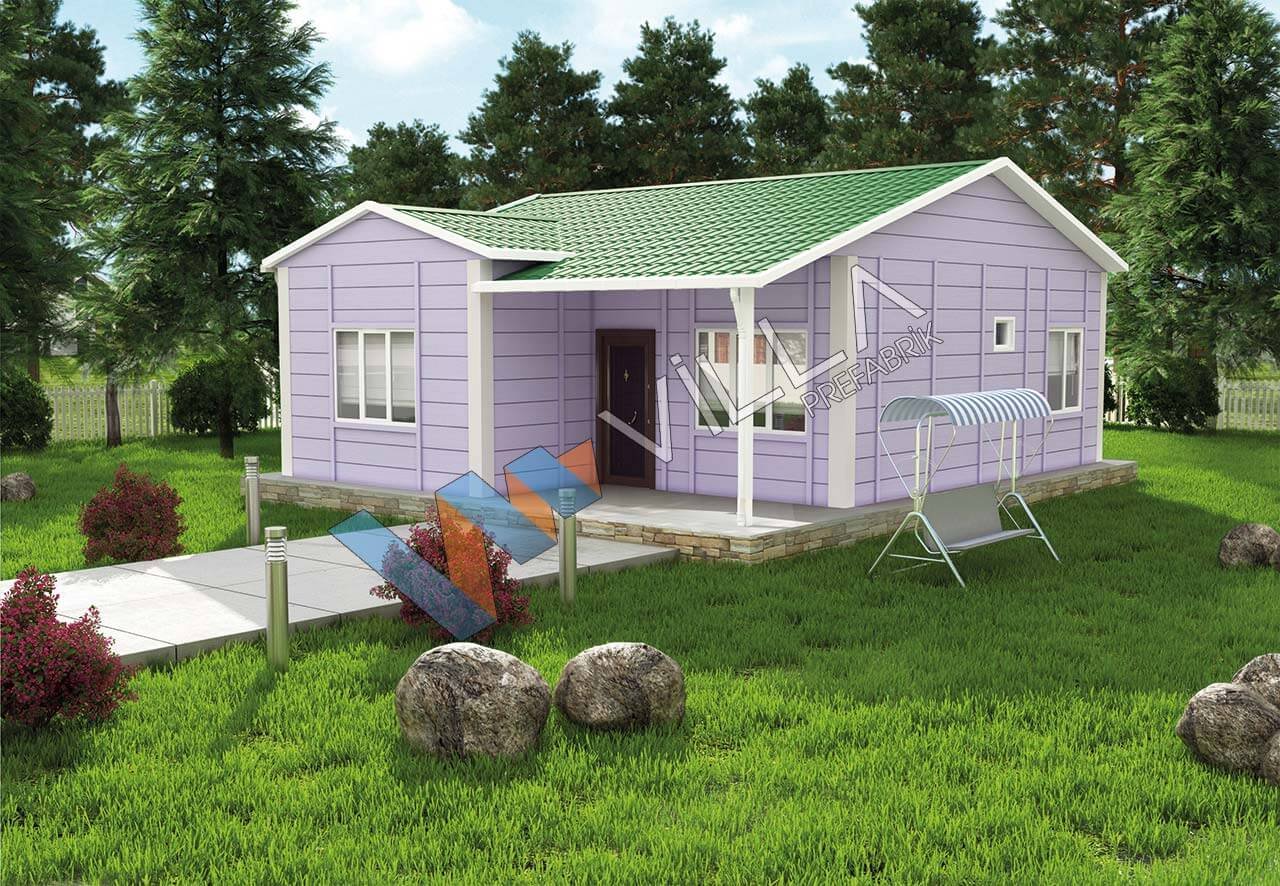 68 m2 FETHİYE TEK KATLI 2+1 PREFABRİK EV